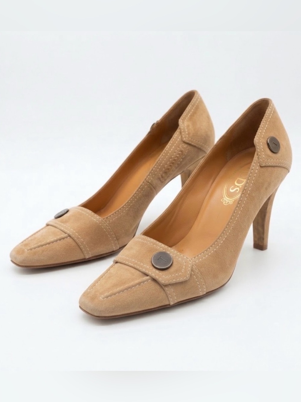 Tod’s Tan Suede Pumps SZ 8